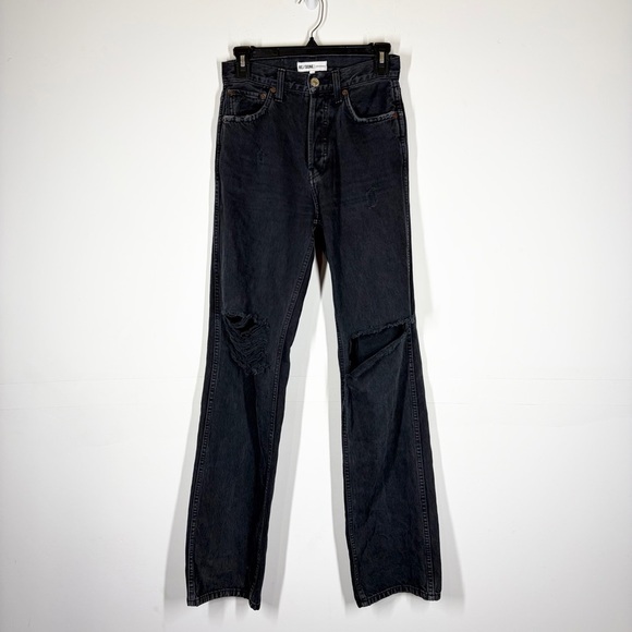 Re/Done High Rise Loose Jean Size 24 - Picture 4 of 12